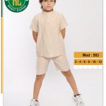 سوت ولادى قطعتين قميص بكم وبنطلون