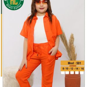 فستان بناتى قطيفة مضلعة